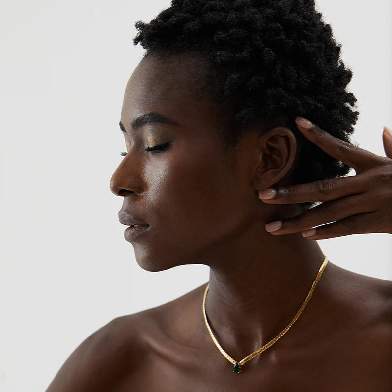 Golden Radiance Necklace 18k Gold-Plated