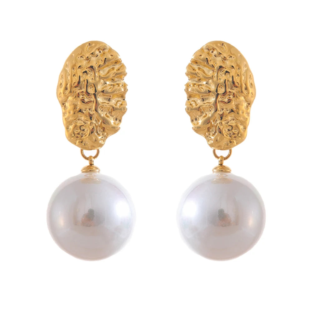 Pearl Essence Drop Earrings