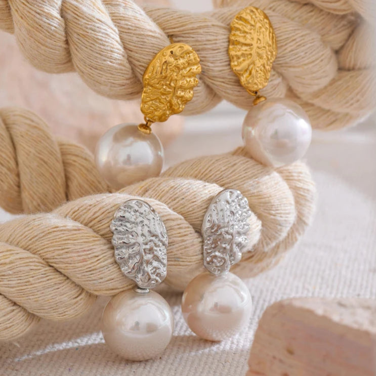 Pearl Essence Drop Earrings