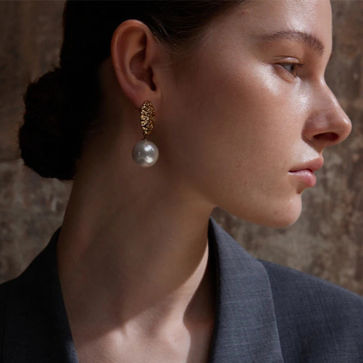 Pearl Essence Drop Earrings