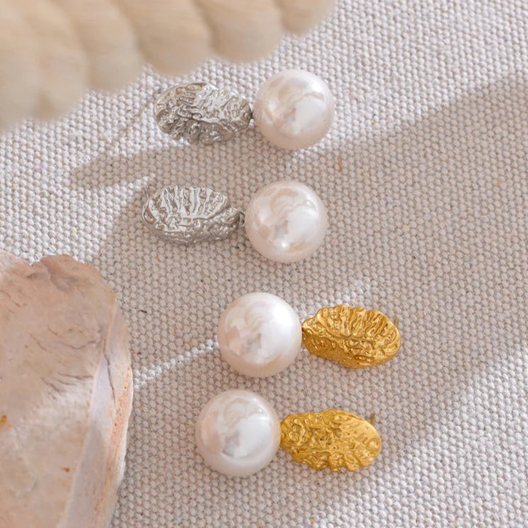 Pearl Essence Drop Earrings