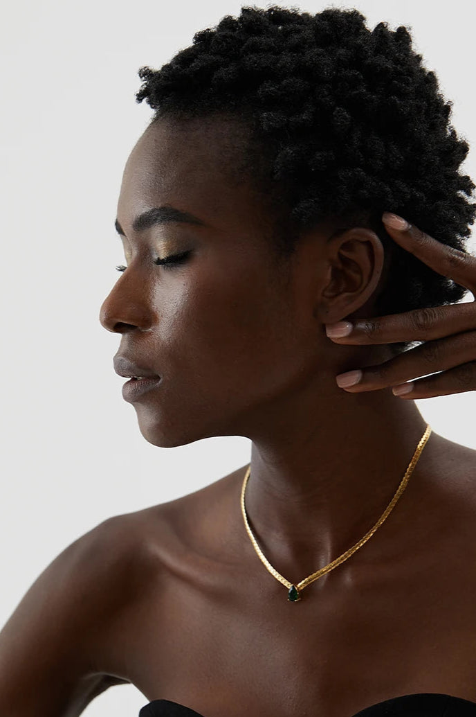 Golden Radiance  Necklace 18k Gold-Plated