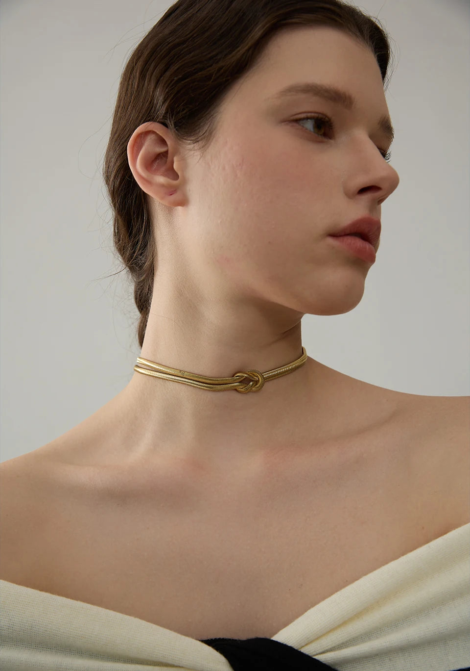 Serpent Knot Necklace