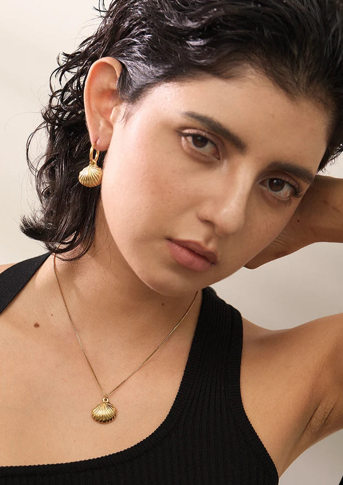 Shell Glow Earrings