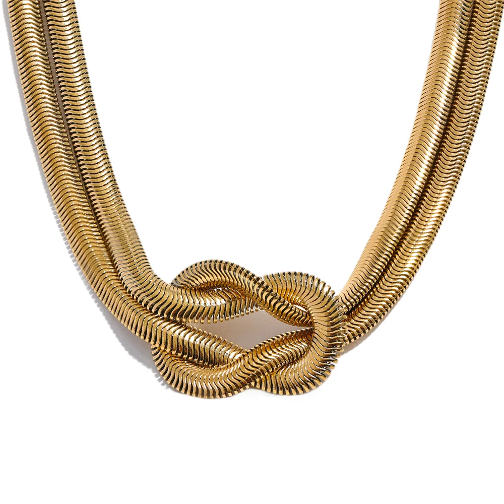 Serpent Knot Necklace