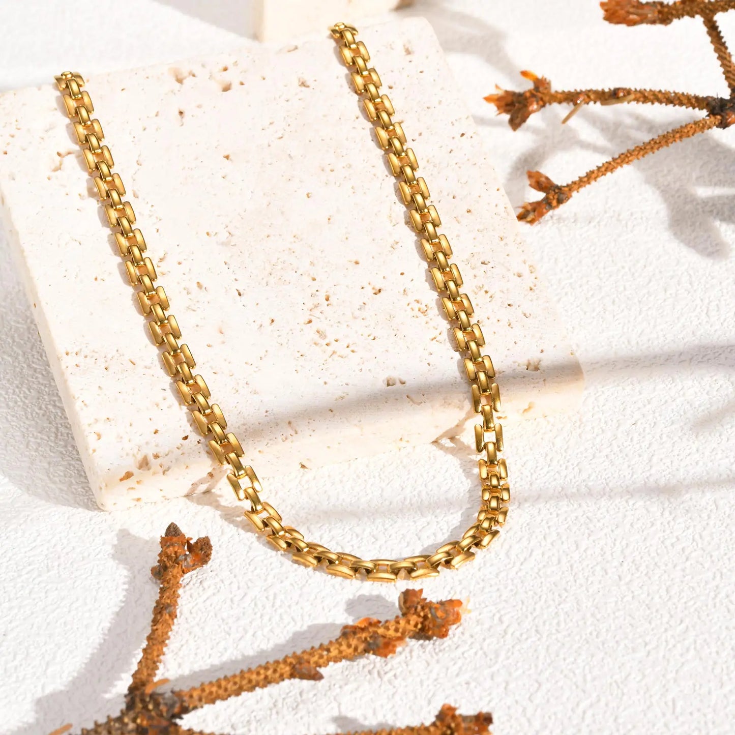 Urban Edge Chain Necklace