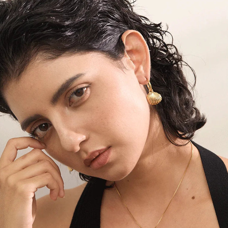 Shell Glow Earrings