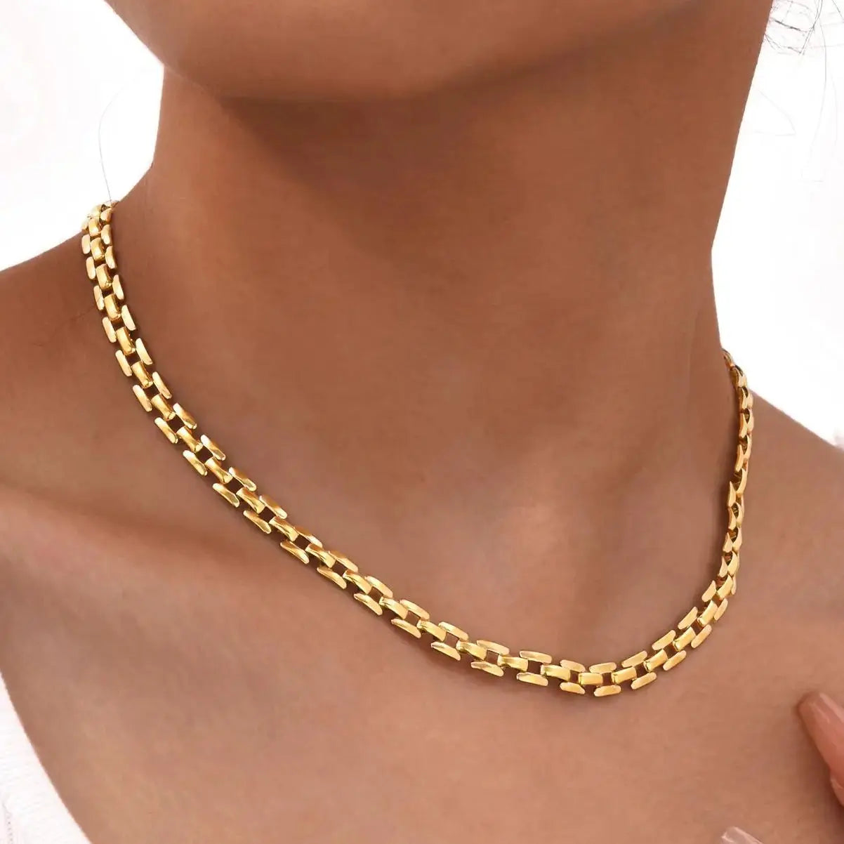 Urban Edge Chain Necklace