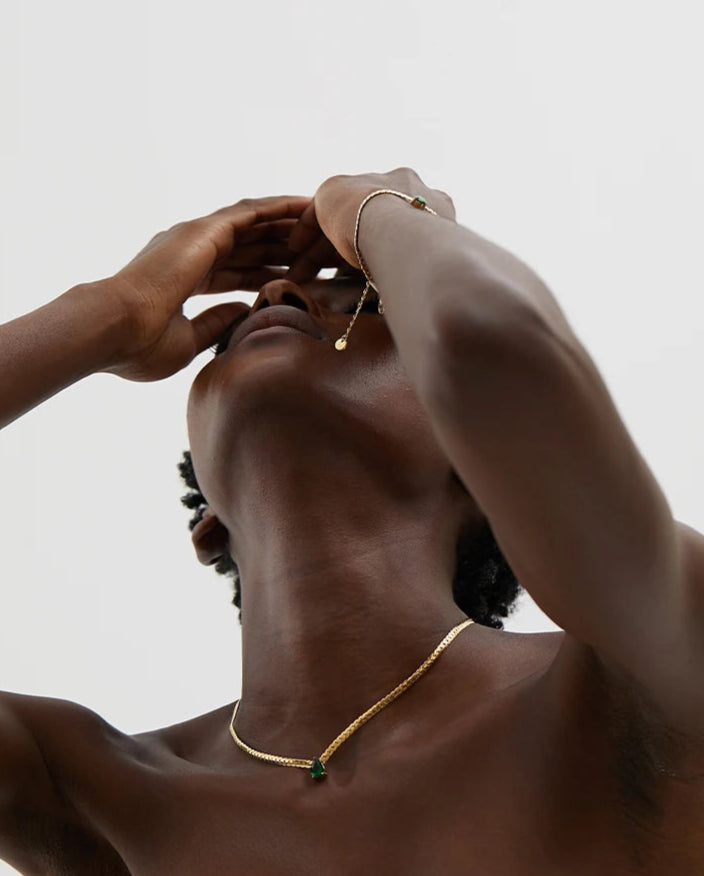 Golden Radiance  Necklace 18k Gold-Plated